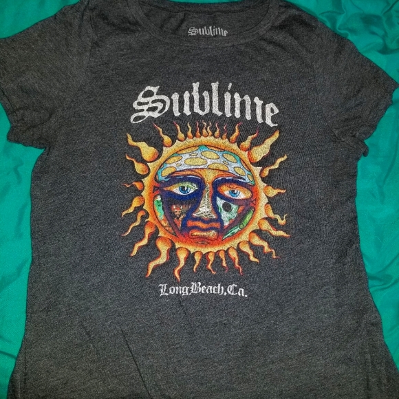 Heather grey Sublime t-shirt, size Large - Picture 2 of 3